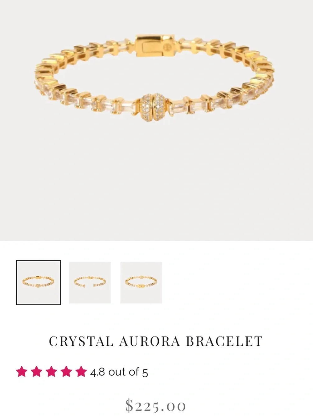 Budahgirl Crystal Aurora Bracelet